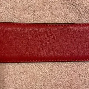 Gucci | Accessories | Red Gucci Womans Belt 657b | Poshmark display picture 2